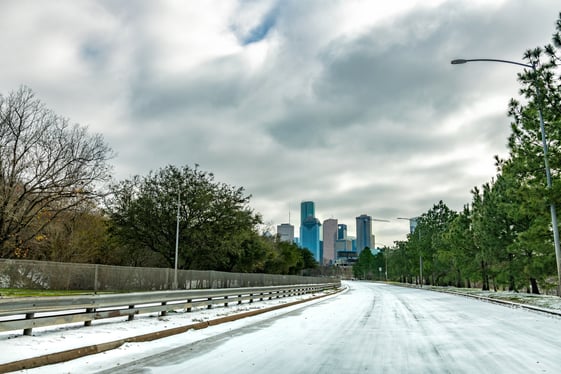 Houston winter vehicle truck van conditions